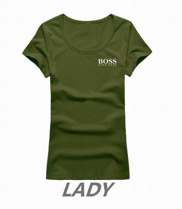BOSS short round collar T woman S-XL-028